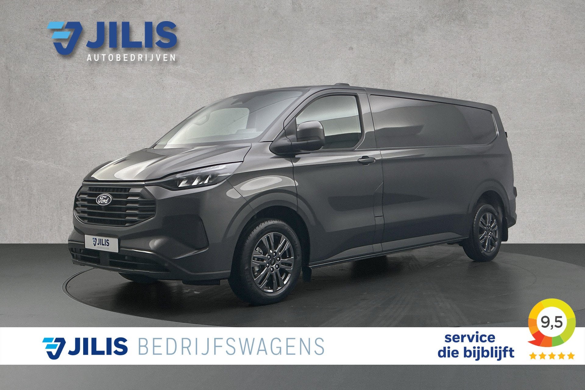 Ford Transit Custom 2.5 PHEV 233PK L2 Limited | Incl. BPM |, Auto's, Stof, Gebruikt, Euro 6, 4 cilinders