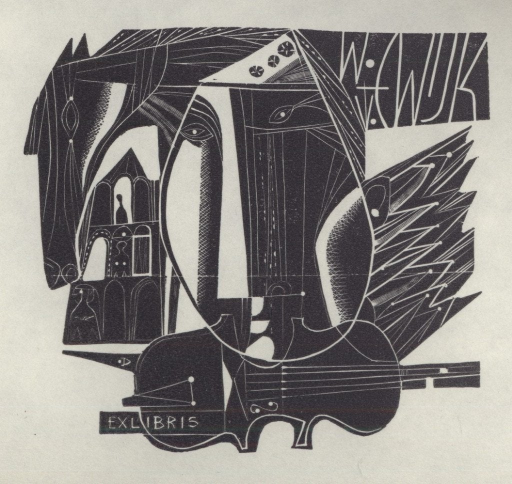 0010 Ex Libris Nederland : Jan van Doorn, z.j., Antiek en Kunst, Verzenden, Ex libris