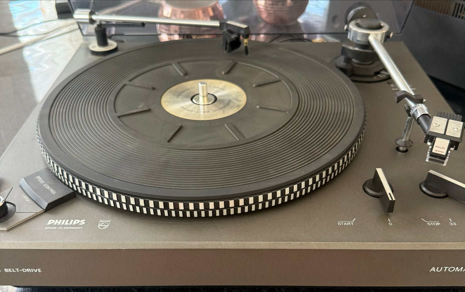 Philips Automatic 673 Platenspeler - Vintage Geluid, Audio, Tv en Foto, Platenspelers, Philips, Gebruikt, Automatisch, Ophalen of Verzenden