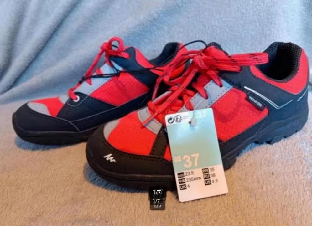 Quechua bergschoenen arpenaz 50 jr maat 37 (23,5cm) nieuw, Schoenen, Nieuw, Ophalen of Verzenden