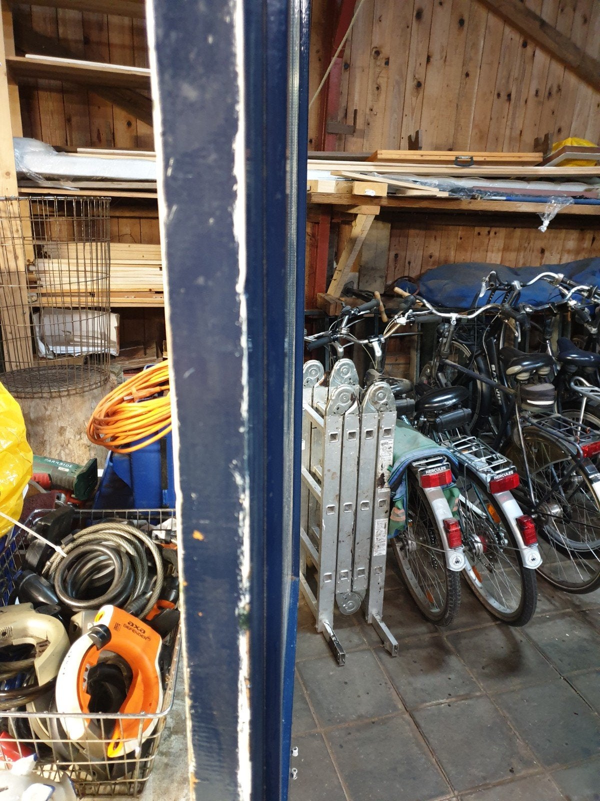 Hardhouten buitendeur dubbelglas, Doe-het-zelf en Verbouw, Ophalen, Gebruikt, 80 tot 100 cm, Buitendeur