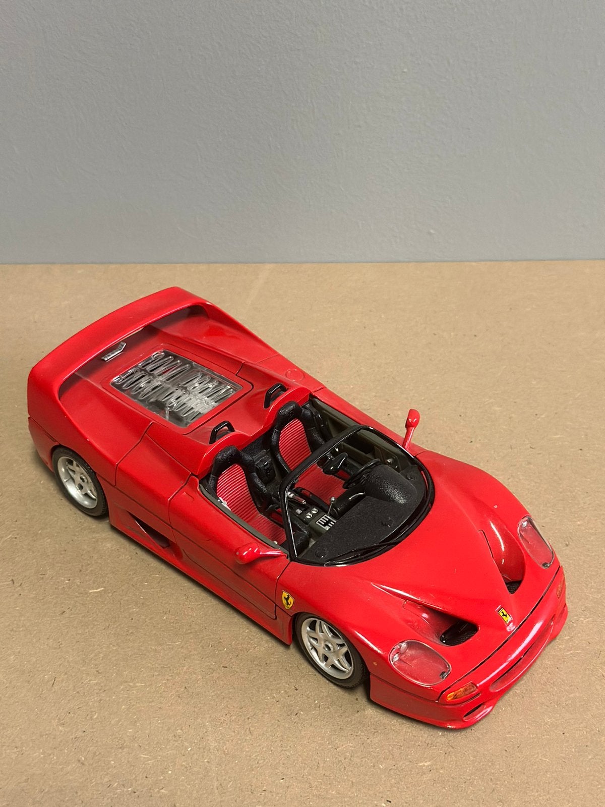 Ferrari f50 cabriolet modelauto 1:18 bburago, Hobby en Vrije tijd, Modelauto's | 1:18, Ophalen of Verzenden, Gebruikt, Auto, Bburago
