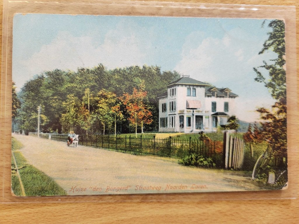 ansicht LAREN Huize Den Bongerd, Ophalen of Verzenden, Voor 1920, Noord-Holland