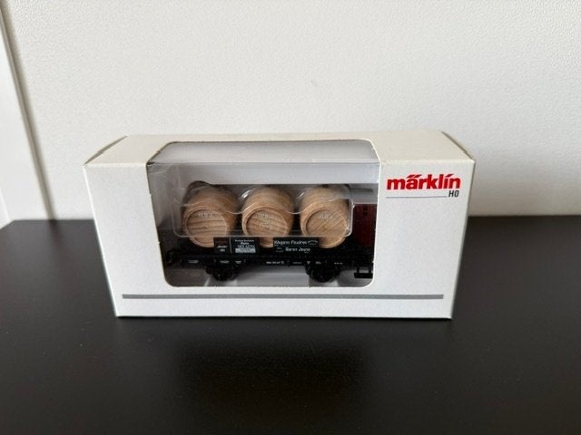 Märklin 46744 H0 Wijnwagen in OVP, Wisselstroom, Wagon, Ophalen of Verzenden, Zo goed als nieuw