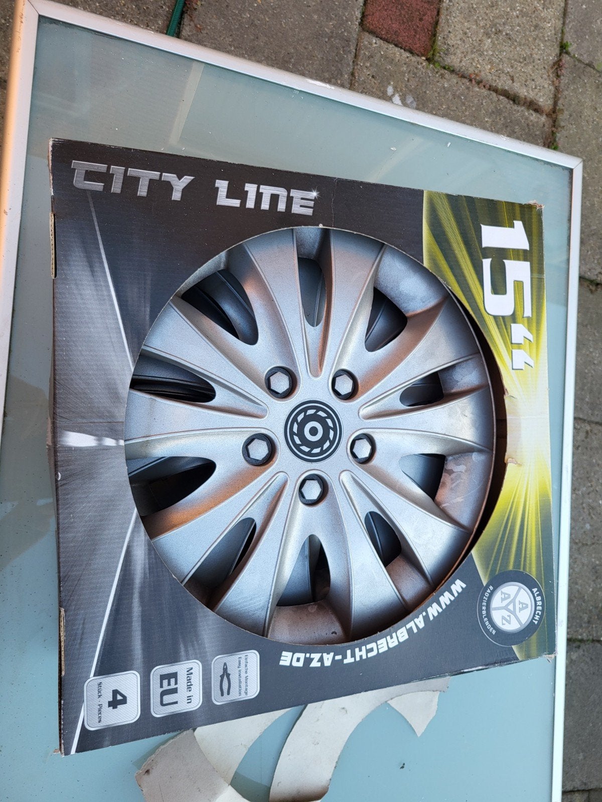 Wieldoppen City Line 15 inch, Ophalen of Verzenden, Zo goed als nieuw