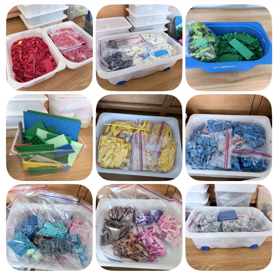 35 kg LEGO bulkpartij - gesorteerd op kleur, Kinderen en Baby's, Speelgoed | Duplo en Lego, Ophalen, Gebruikt, Overige thema's