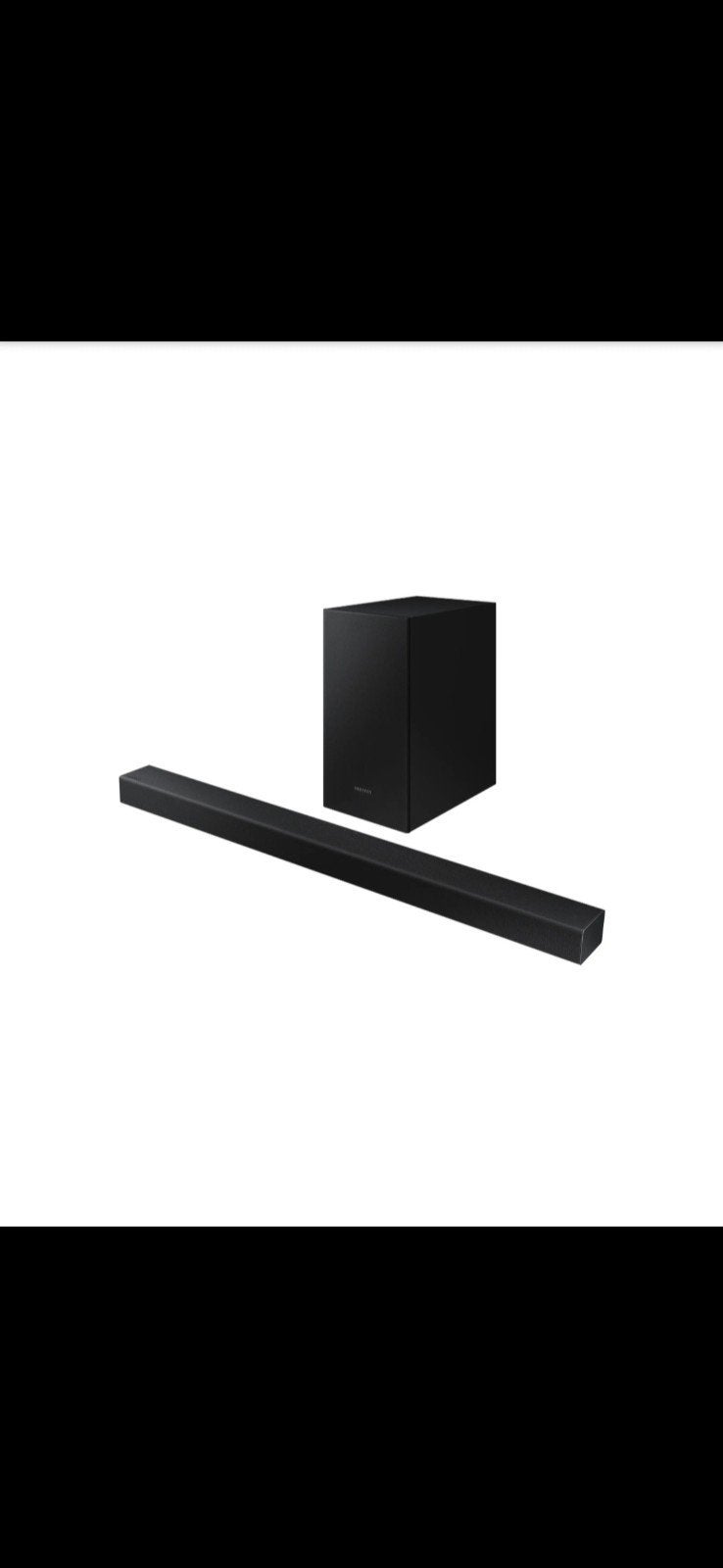 Samsung Soundbar met Subwoofer en Bluetooth, Ophalen of Verzenden, Bluetooth, Zo goed als nieuw
