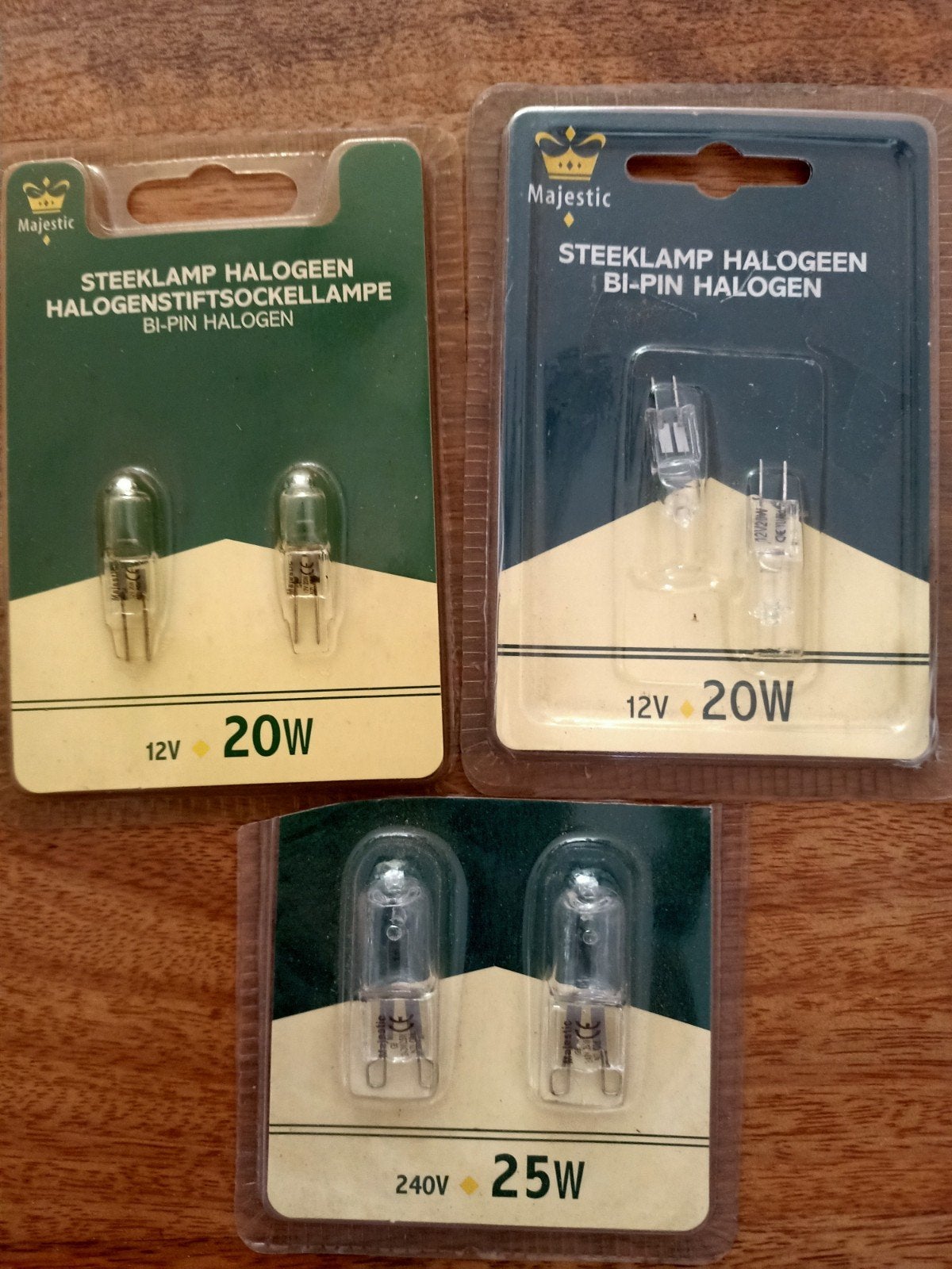 6x Steeklamp halogeen, Ophalen of Verzenden