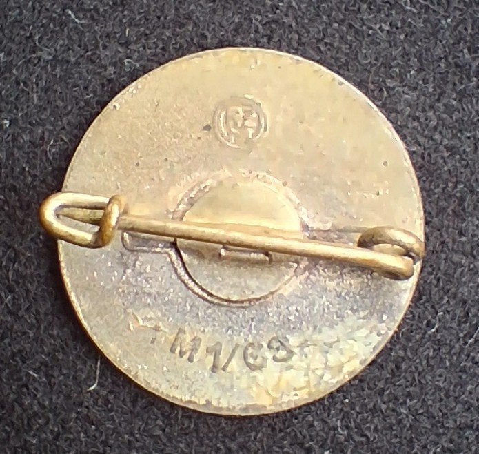 Duitse "club"badge M1/63 laatoorlogs, Verzamelen, Militaria | Tweede Wereldoorlog, Ophalen of Verzenden, Amerika, Embleem of Badge