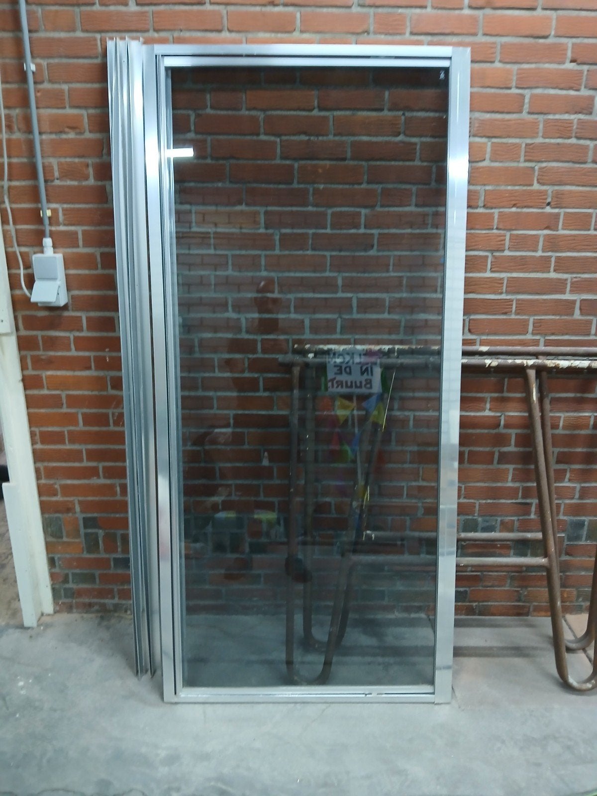 Douch deur, Doe-het-zelf en Verbouw, Ophalen, Gevelraam of Ruit, Gebruikt, 80 tot 120 cm