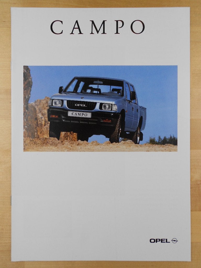 Opel Campo Brochure 1993 – Pickup Pick up, Opel, Zo goed als nieuw, Opel, Ophalen of Verzenden