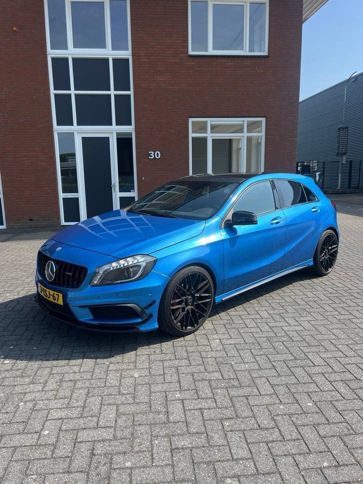 Mercedes-Benz A-Klasse A180 1.6 Blue EFF Aut7 2014 Blauw, Auto's, 4 cilinders, Blauw, 122 pk, 1200 kg