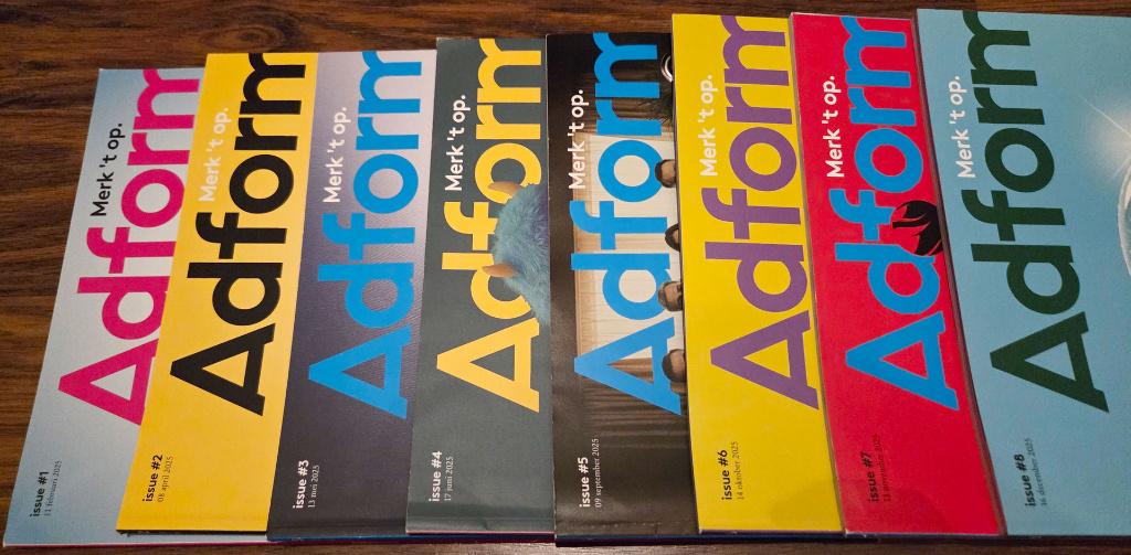 Adformatie magazines 2025, Ophalen of Verzenden, Zo goed als nieuw, Overige typen