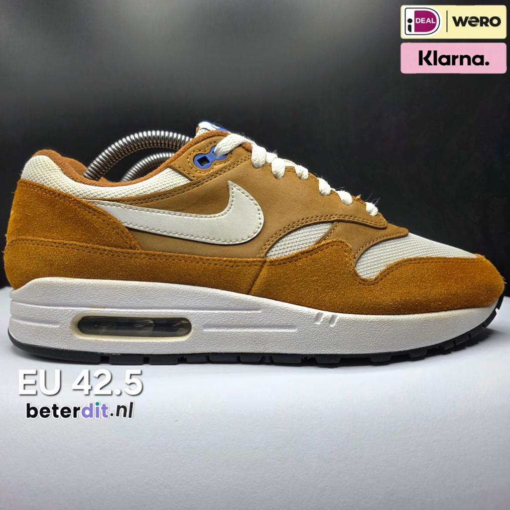 Nike Air Max 1 Curry Pack 'Retro'
Maat: 42.5, Kleding | Heren, Schoenen, Zo goed als nieuw, Sneakers of Gympen, Ophalen of Verzenden