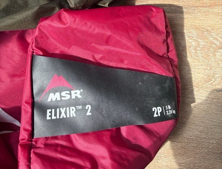 MSR Elixir 2 Tent -nieuw, Caravans en Kamperen, Tenten, Ophalen of Verzenden, Zo goed als nieuw, Tot en met 2