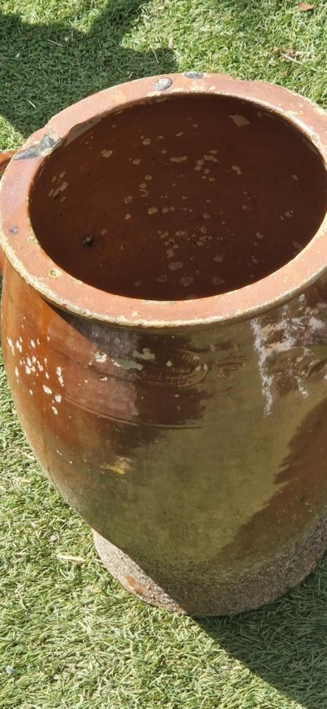 Grespot of Keulse pot (40 cm hoog) (brocante), Ophalen, Gebruikt, Balkon, Overige vormen
