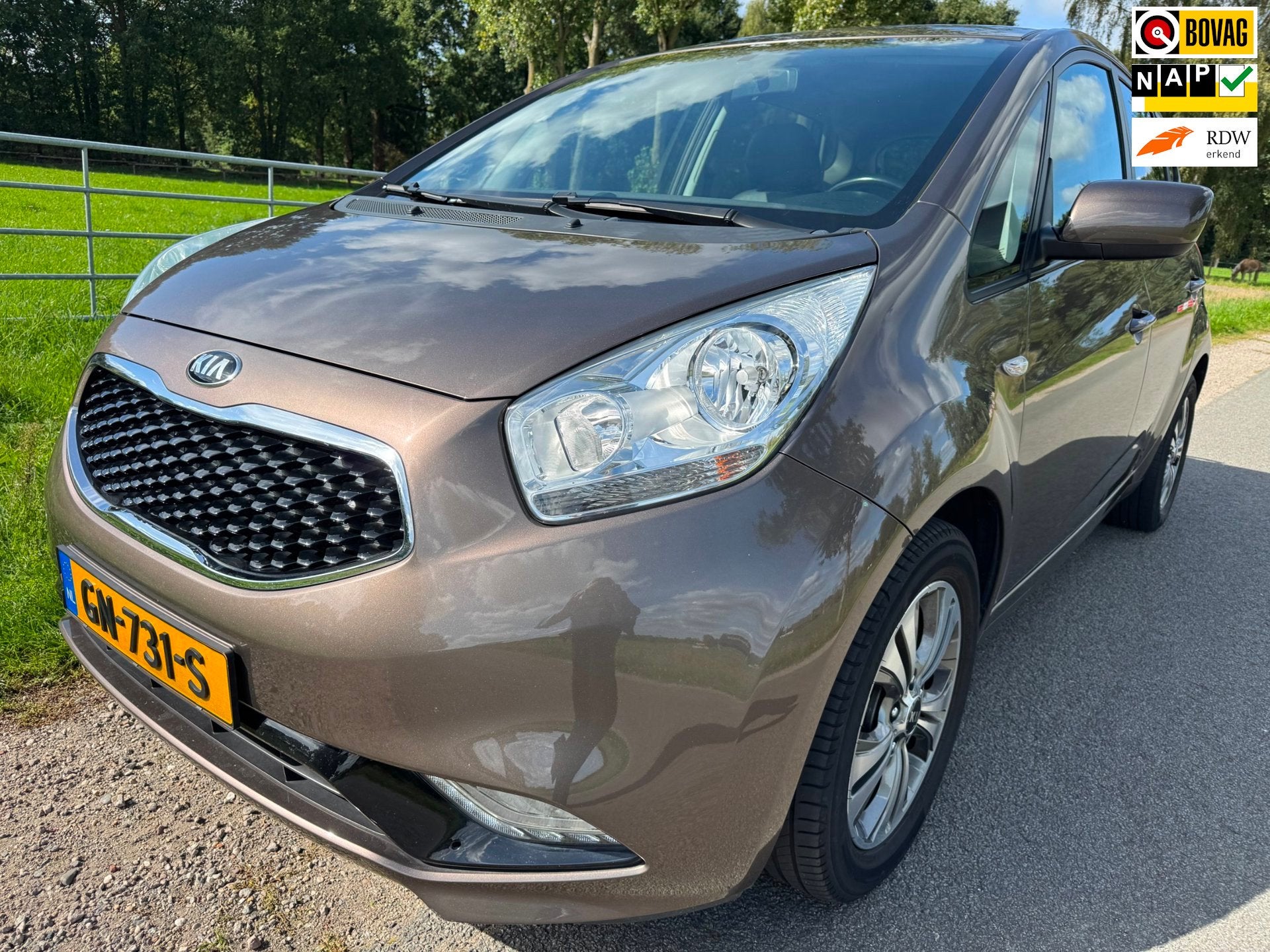 Kia Venga 1.4 CVVT DynamicPLusLine DEALER onderhouden en 1st, Auto's, Dealer onderhouden, Gebruikt, 4 cilinders, 1153 kg