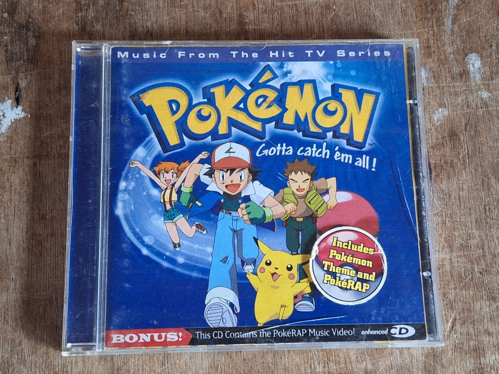 Vintage Nintendo Pokemon soundtrack cd uit 1998, Cd's en Dvd's, Ophalen of Verzenden