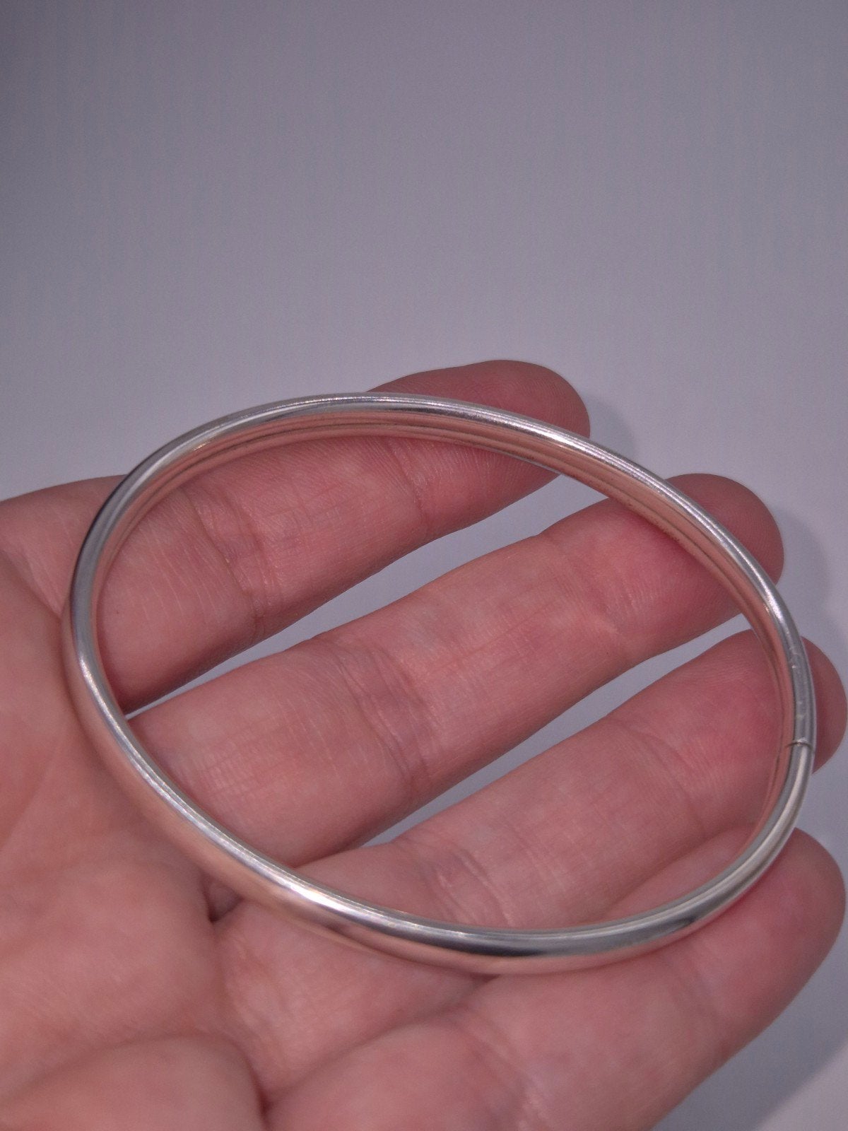 Mooie Zilveren Slavenarmband 835, Verzenden, Gebruikt, Zilver, Zilver