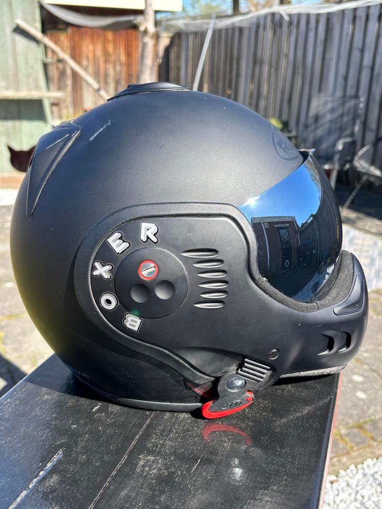 Roof boxer helm v8 s, Motoren, Overige merken, Heren, Ophalen of Verzenden, Integraalhelm