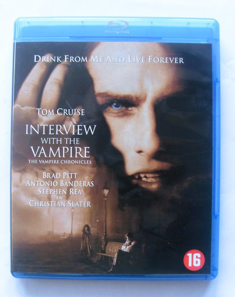 Interview with the Vampire (originele blu-ray) Tom Cruise, Ophalen of Verzenden, Zo goed als nieuw, Horror