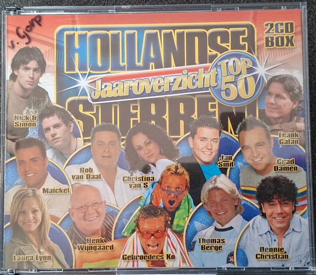 Hollandse Sterren - Jaaroverzicht Top 50 (2-CD), Ophalen of Verzenden, Zo goed als nieuw, Levenslied of Smartlap