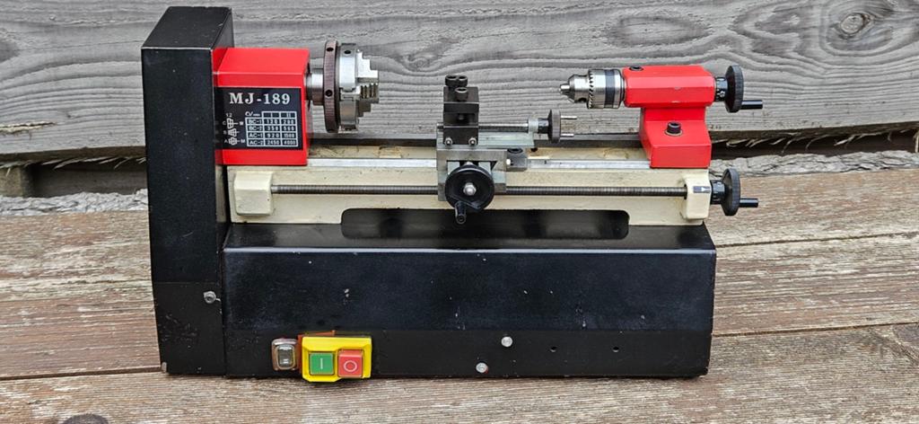 MJ-189 mini draaibank, Ophalen, Gebruikt