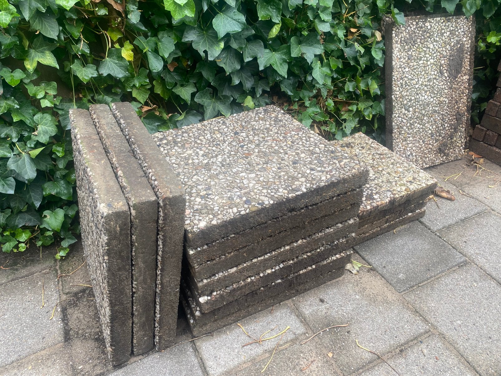 Grindtegels gratis, Tuin en Terras, Ophalen, Gebruikt, Overige materialen