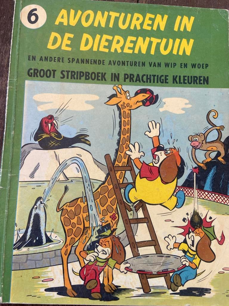 Wip en Woep - Avonturen in de Dierentuin (Nr. 6), Boeken, Stripboeken, Eén stripboek, Ophalen of Verzenden, Gelezen