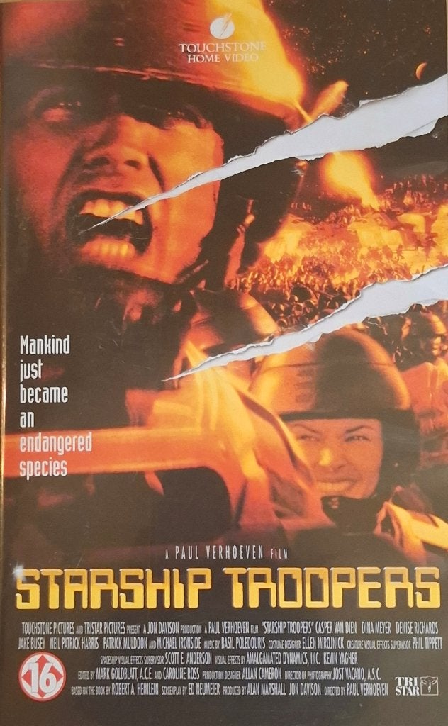 Starship Troopers - VHS - Touchstone Video 3001975, Cd's en Dvd's, Nederlands ondertiteld, Engels, Science Fiction en Fantasy