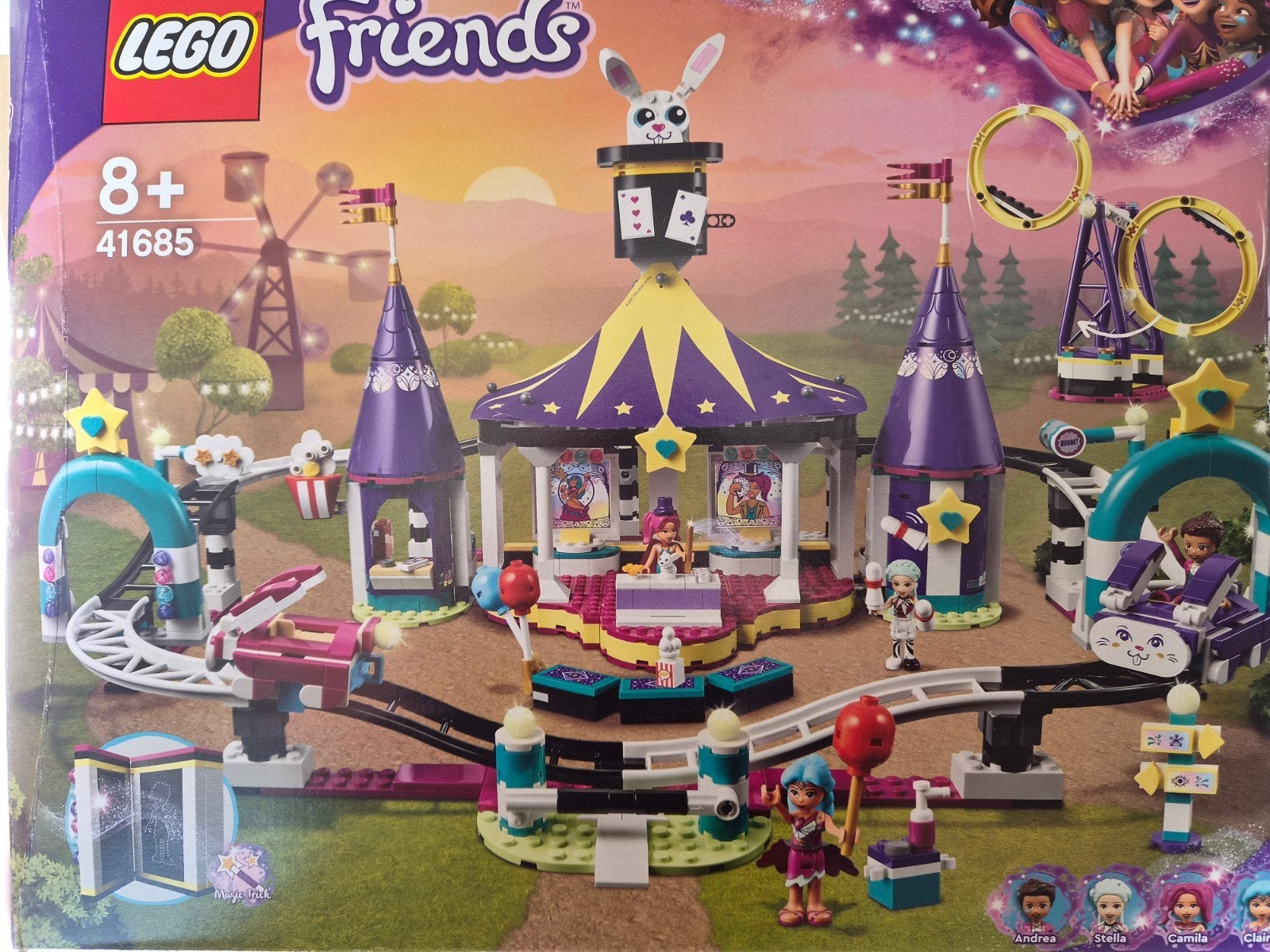 Lego Friends kermis/achtbaan, Gebruikt, Lego, Friends, Ophalen of Verzenden