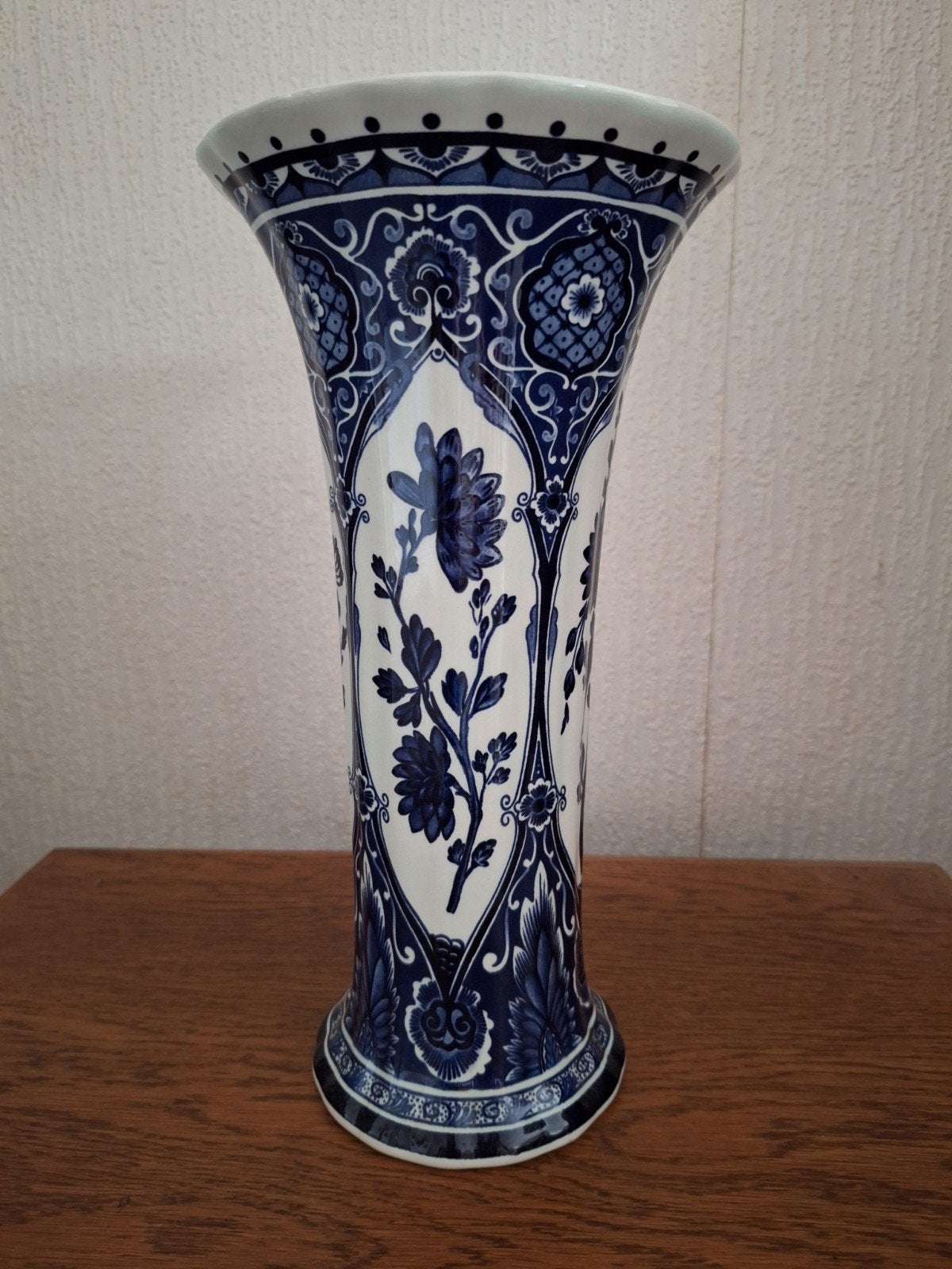 Delfts Blauwe Vaas - Royal Sphinx by Boch België, Antiek en Kunst, Antiek | Vazen, Ophalen