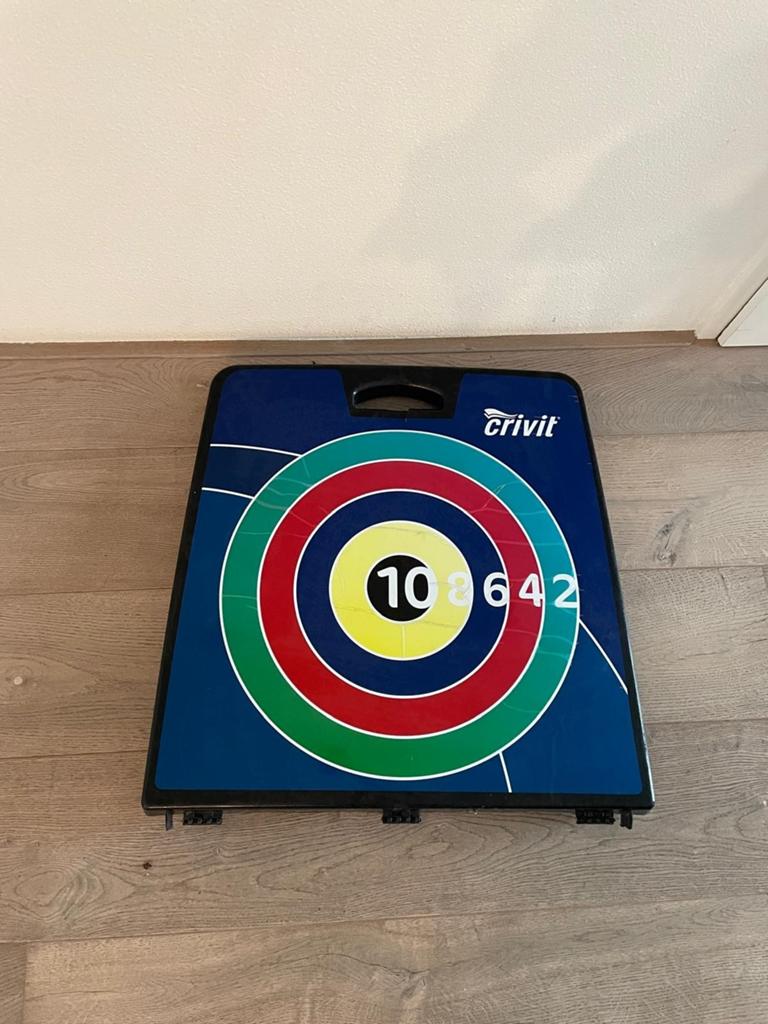 Crivit Boogschietset met doelwit en pijlen, Sport en Fitness, Handboogschieten, Ophalen, Gebruikt, Overige typen