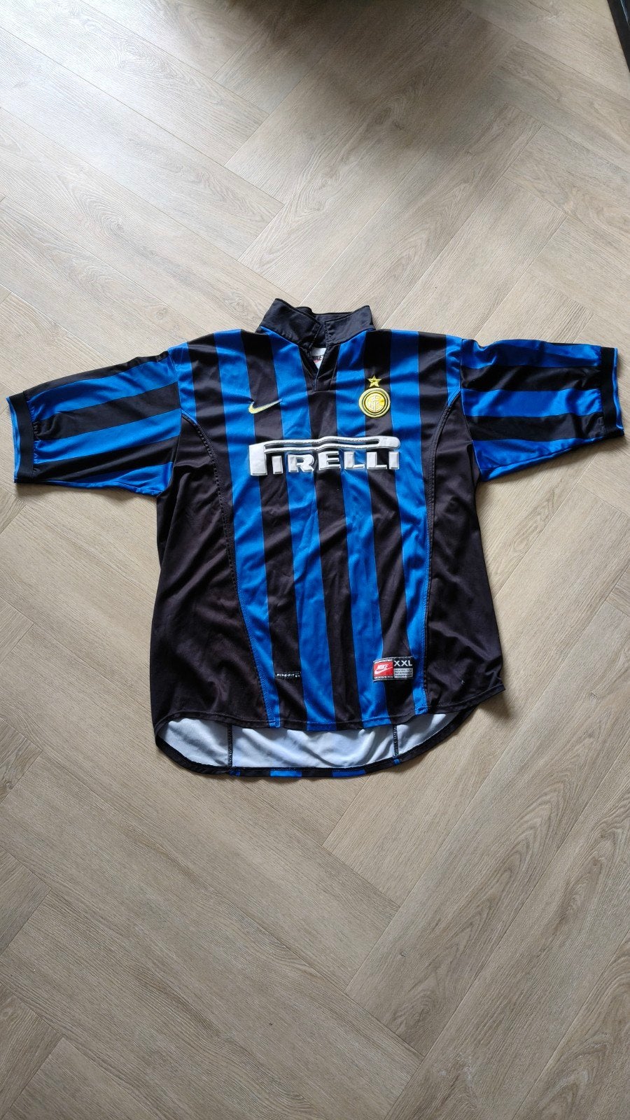 Inter Milan Thuisshirt XXL - Voetbalshirt, Groter dan maat XL, Ophalen of Verzenden, Gebruikt, Shirt