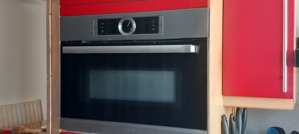Bosch inbouw combi oven, Witgoed en Apparatuur, Ovens, Ophalen, Minder dan 45 cm, Gebruikt, Bosch
