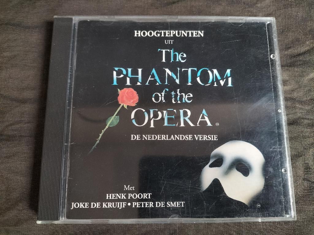 Hoogtepunten uit The Phantom of the Opera / nederlands, Cd's en Dvd's, Ophalen of Verzenden, Zo goed als nieuw