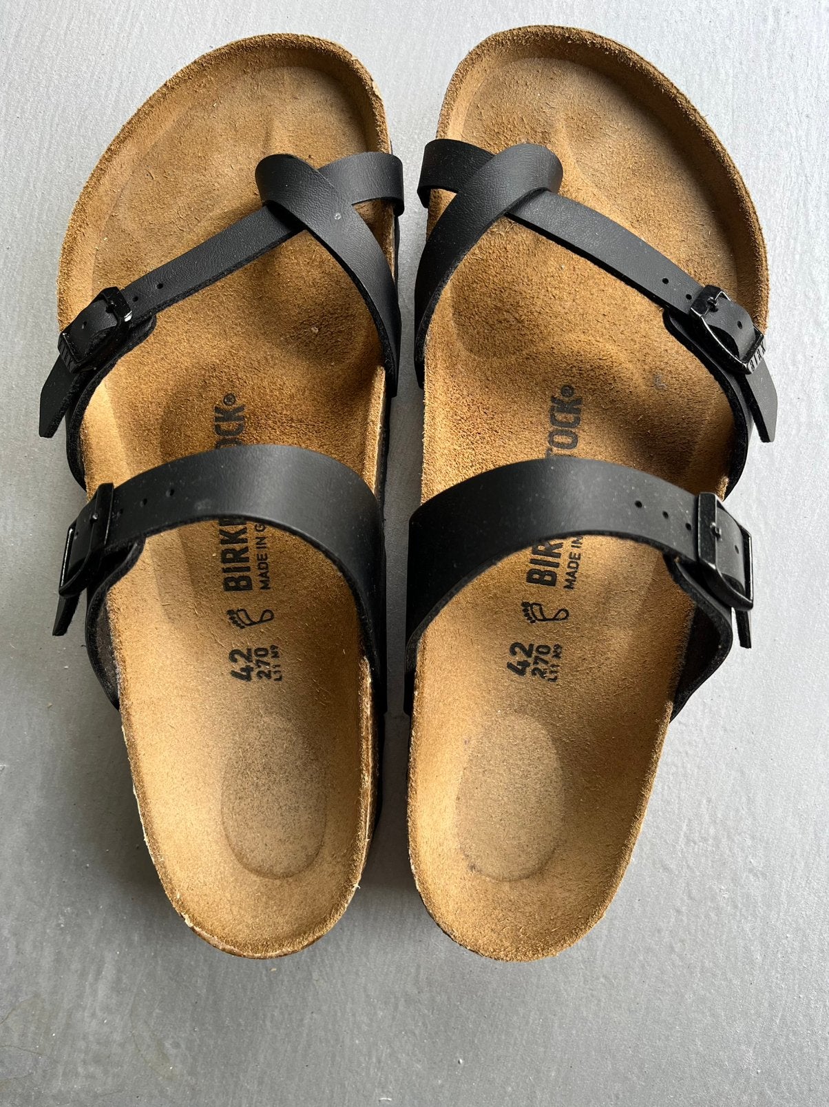 Birkenstock Mayari mt 42, Kleding | Dames, Schoenen, Nieuw, Slippers, Zwart, Ophalen of Verzenden