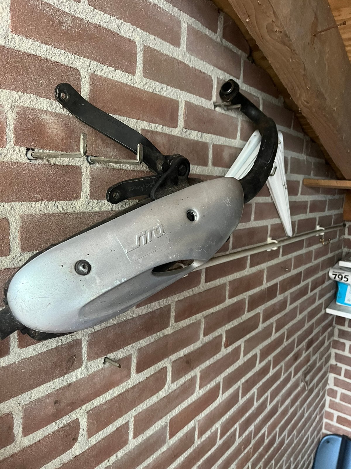 Nette sito 2t uitlaat, Ophalen, Zo goed als nieuw, Uitlaat, Piaggio