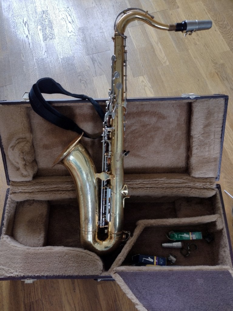 Tenor saxofoon, Ophalen, Gebruikt, Tenor, Met koffer