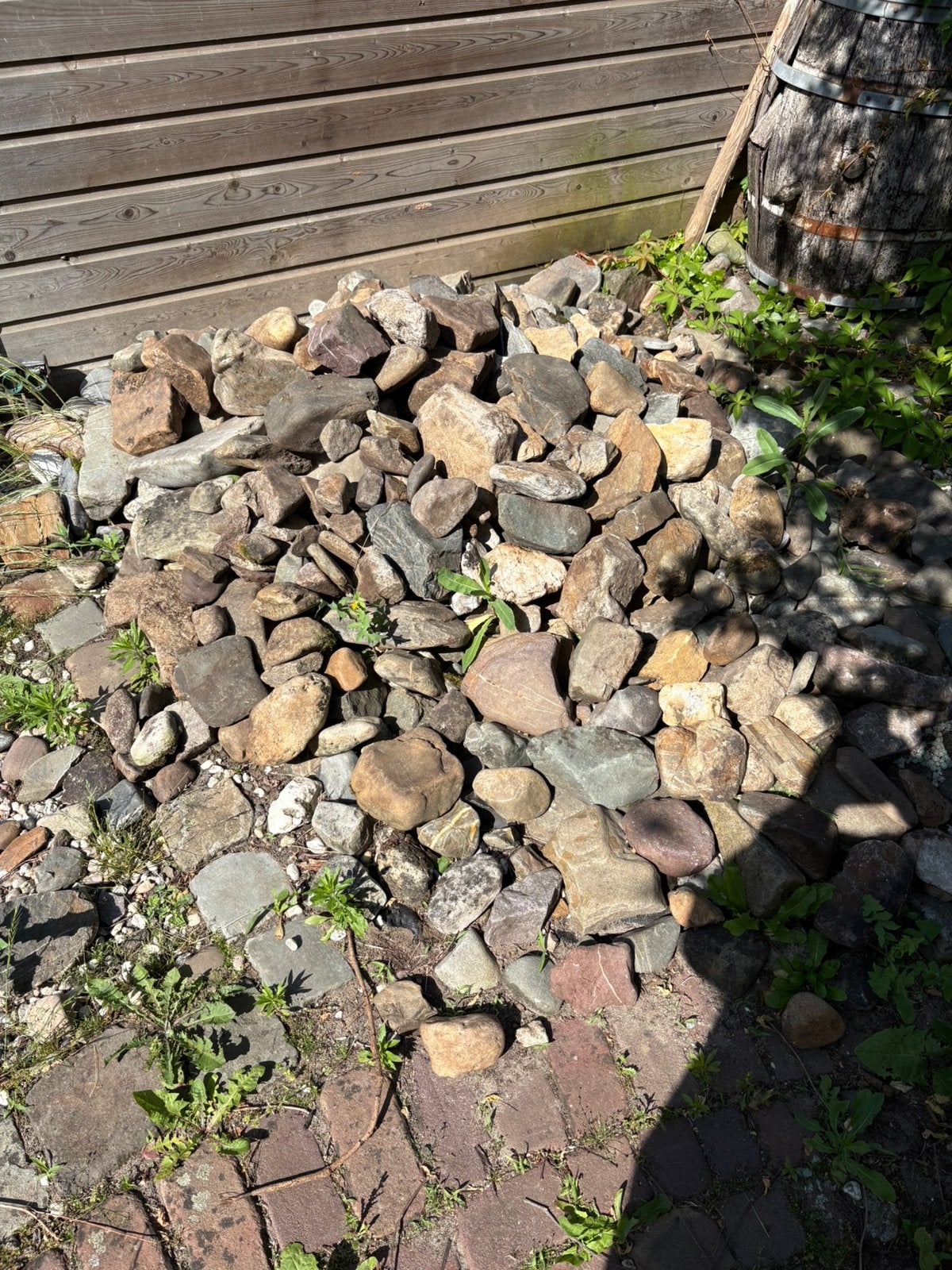 Diverse maaskeien voor tuin of decoratie, Ophalen, Gebruikt, Multi, Kei