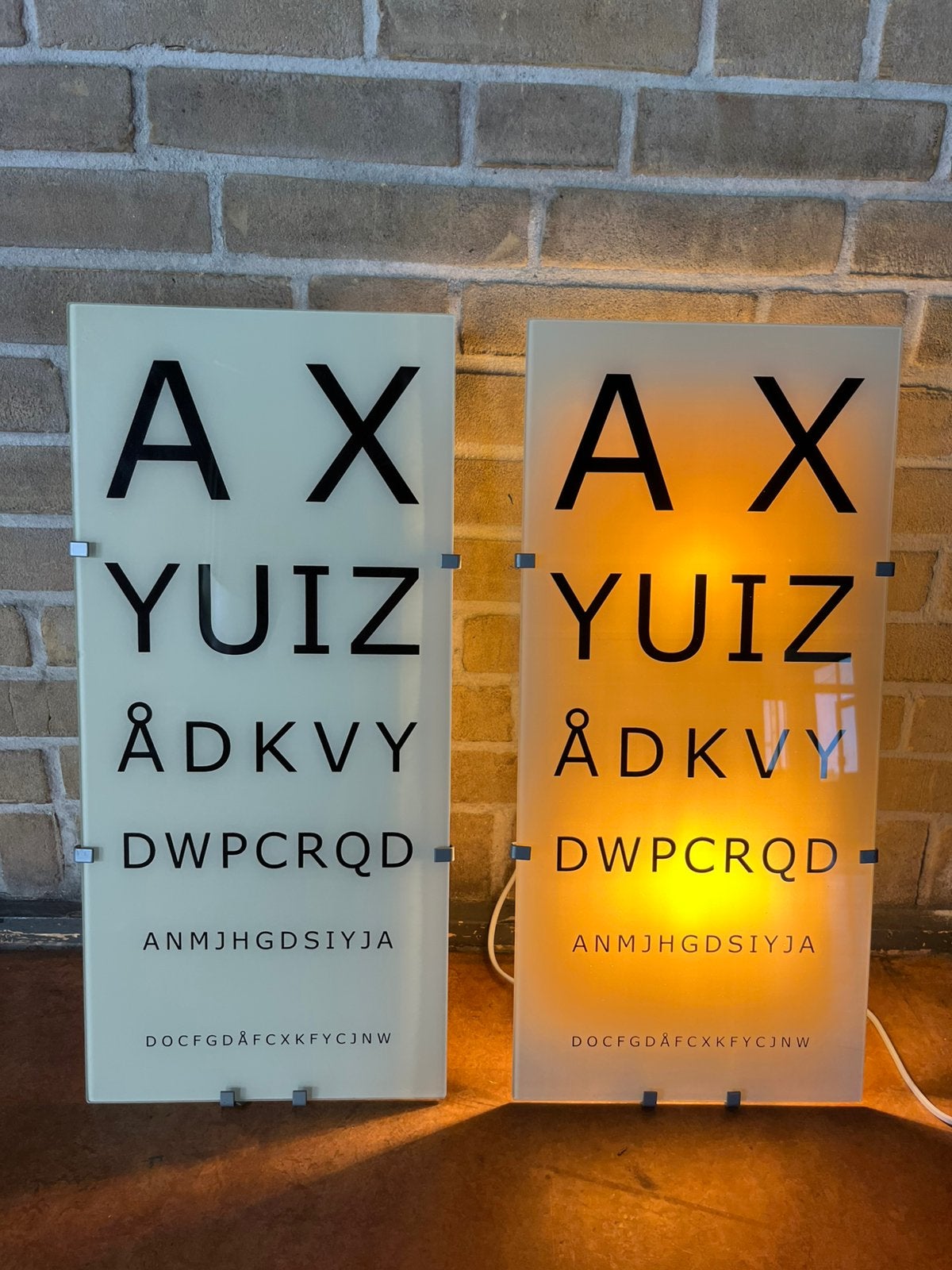 2x IKEA GYLLEN oogtest wandlampen vintage, Huis en Inrichting, Lampen | Wandlampen, Ophalen of Verzenden, Zo goed als nieuw, Metaal