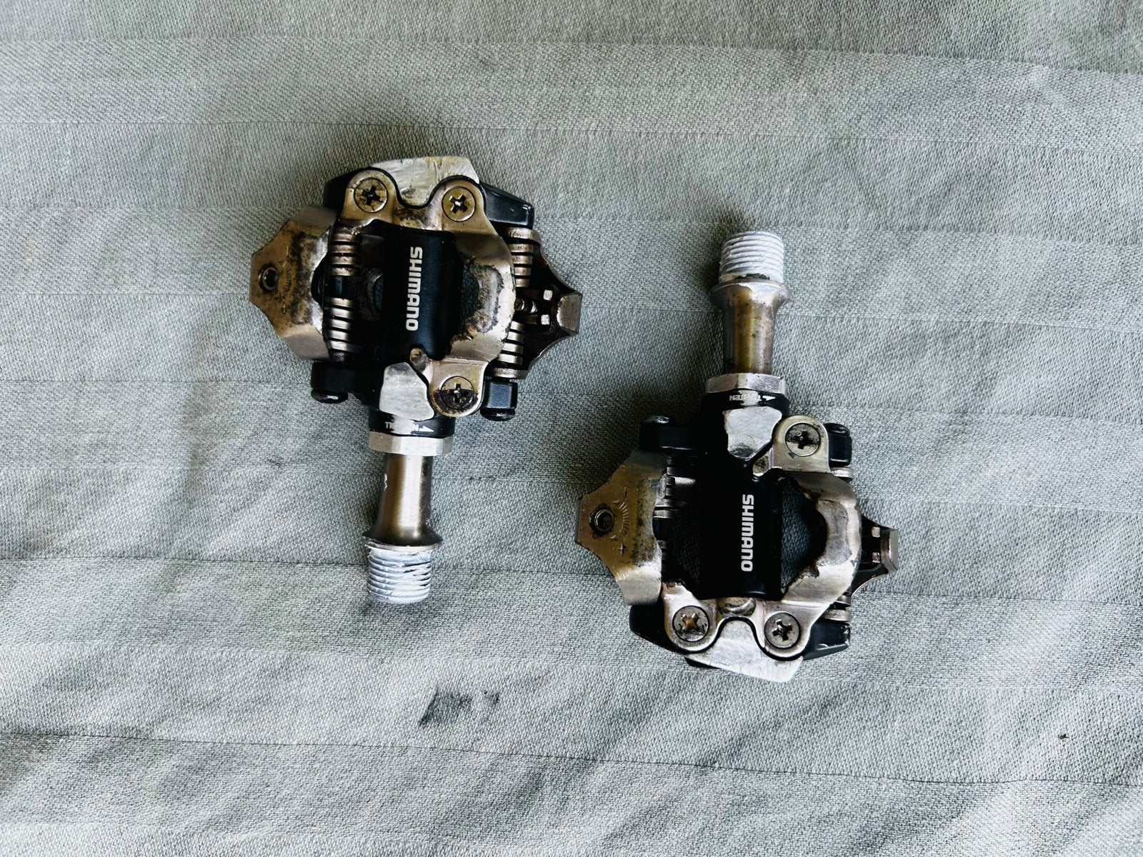 Shimano XT SPD pedalen - Duurzaam en betrouwbaar, Crankstel of Pedalen, Gebruikt, Ophalen of Verzenden, Aluminium