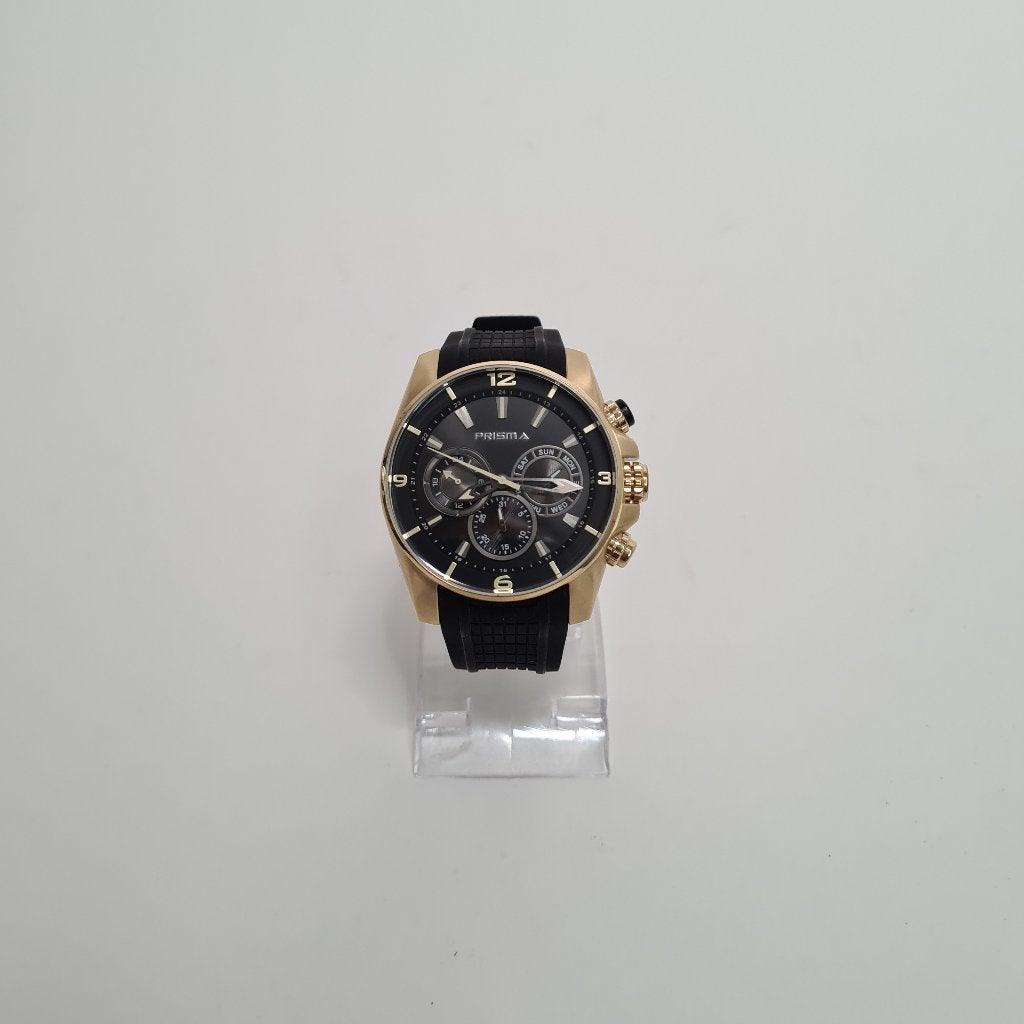 Prisma Traveller Dive Gold P.1594 Horloge, Ophalen of Verzenden, Gebruikt, Zwart, Android