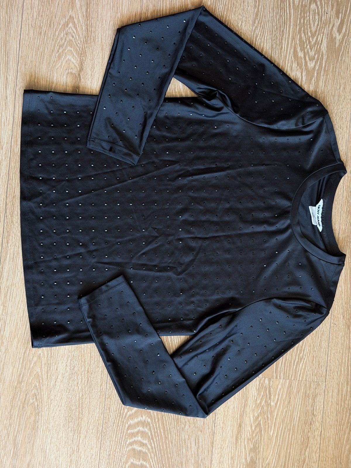 DKNY blouse size S, Ophalen of Verzenden, Zo goed als nieuw, Maat 36 (S), Zwart