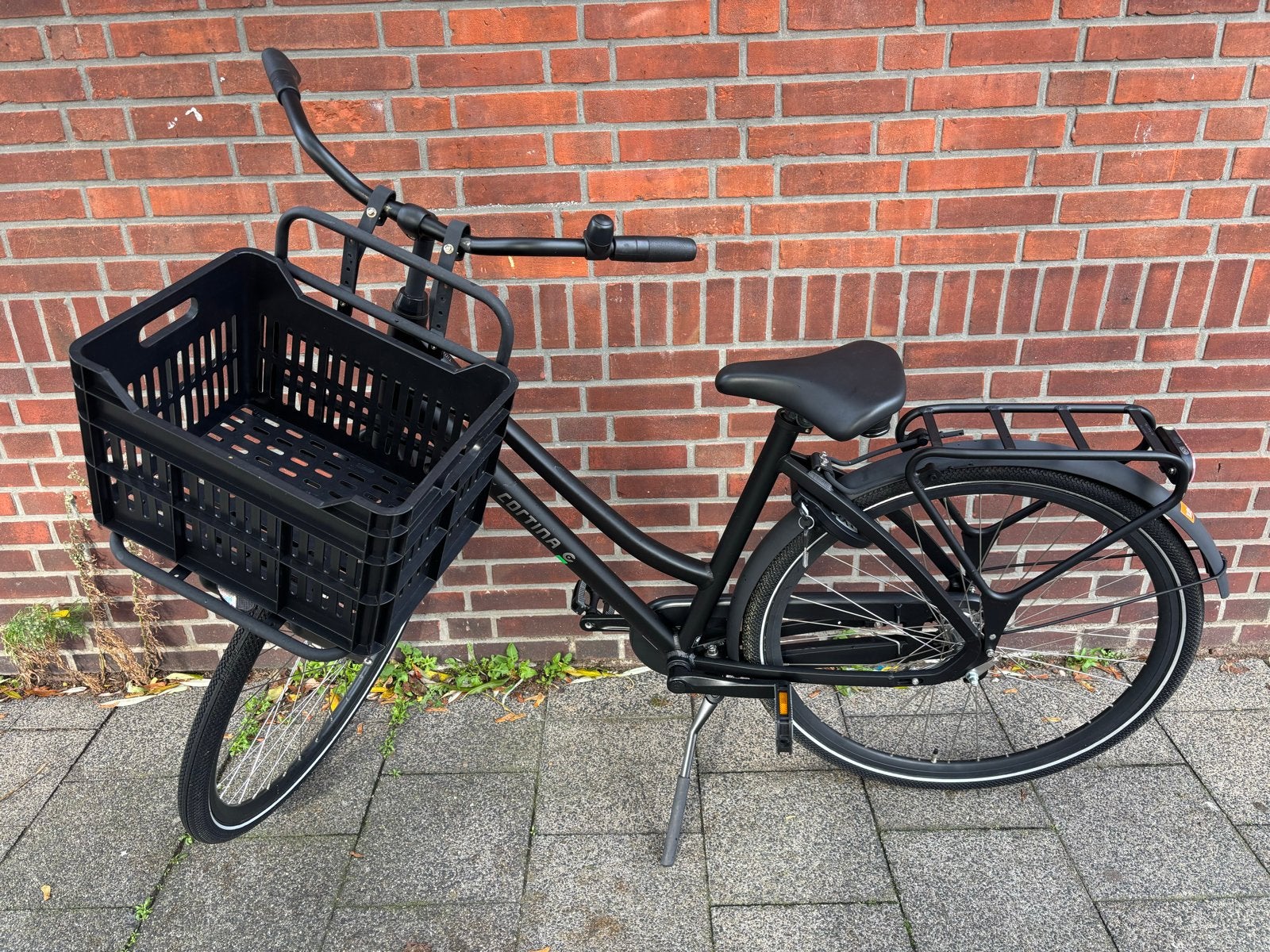 Cortina Transportfiets Zwart - Zo goed als nieuw, Ophalen, Zo goed als nieuw, Overige merken