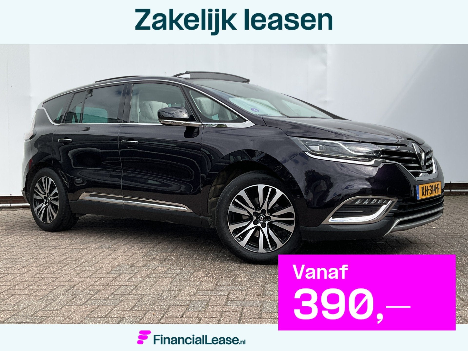 Renault Espace 7-Pers 1.6 TCe Initiale Paris 7p. Leer Vol op, Adaptive Cruise Control, 1618 cc, Gebruikt, Euro 6