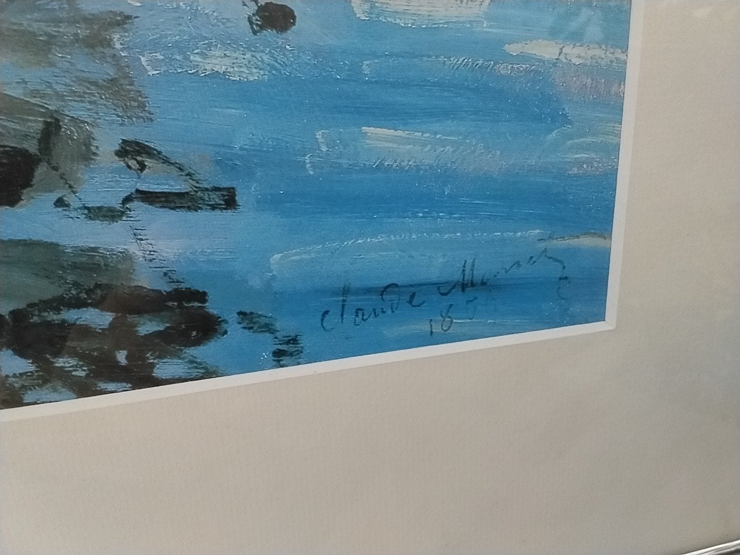 Ingelijste print van Claude Monet - Argenteuil, Gedateerd, Impressionistisch, Ophalen of Verzenden, Landschap