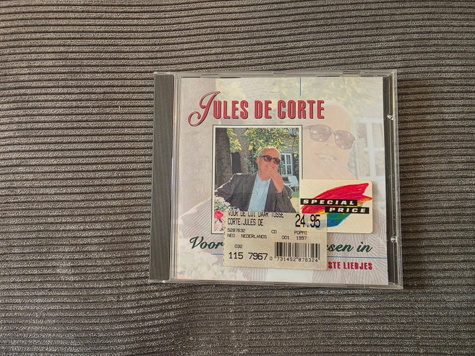 Jules de corte, voor de lui daar tussen in, Ophalen of Verzenden, Zo goed als nieuw, Levenslied of Smartlap