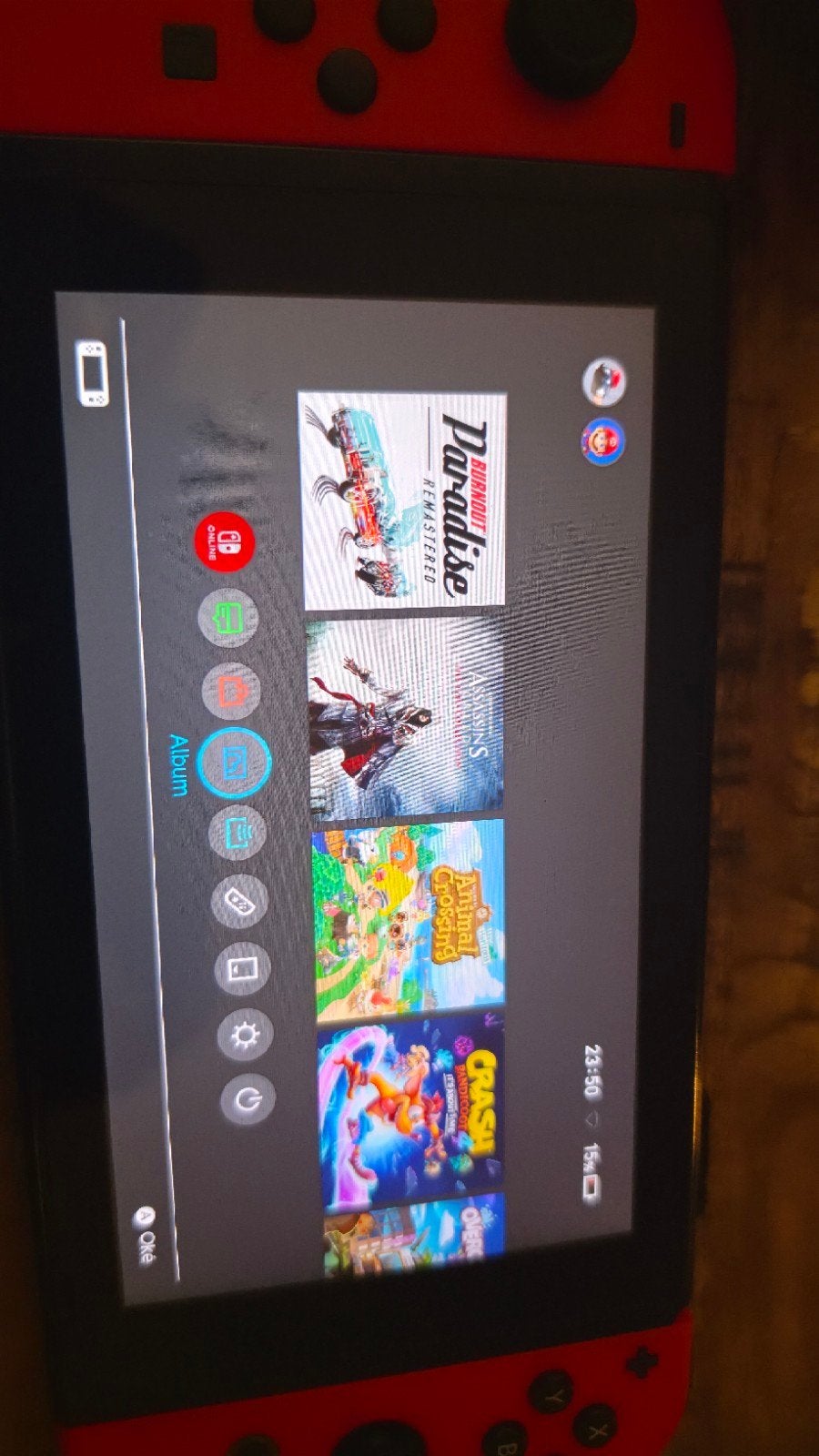 Nintendo Switch (Rood) met Mig Switch en 256GB SD-kaart, Online, 2 spelers, Ophalen of Verzenden, Zo goed als nieuw
