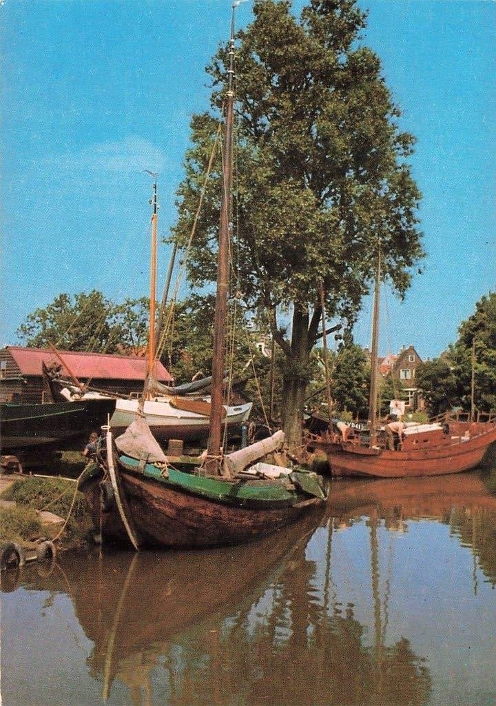 Edam, Kijkje Scheepswerf Boerenverdriet, Ophalen of Verzenden, 1960 tot 1980, Ongelopen, Noord-Holland